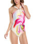 Lenny Niemeyer Detailed High-Neck One-Piece Women's White S