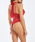 Women's 1 Piece Underwire Stretch Lace Lingerie Bodysuit