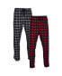 Red/Black Buffalo Check and Black Plaid