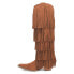 Dingo Wild Child Fringe Snip Toe Cowboy Womens Brown Casual Boots DI276-200