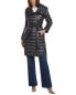 Via Spiga Asymmetrical Belted Puffer Coat Women's