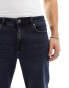 New Look loose straight jeans in dark wash indigo