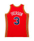 Men's Allen Iverson Red Philadelphia 76ers 2004/05 Hardwood Classics Swingman Jersey