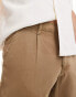 ASOS DESIGN classic rigid washed chino in brown