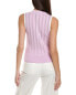 3.1 Phillip Lim Lace Sweater Tank Women's Purple Xs