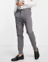 Selected Homme slim suit trousers in grey