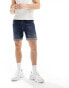 Lee Rider slim fit denim shorts in dark wash