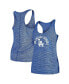 Women's Royal Los Angeles Dodgers Active Racerback Tank Top