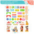 WOOMAX Wooden Building Blocks 50 Pieces