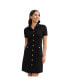 Women's Button Front Shirt Dress