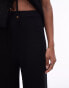 Topshop knitted co-ord straight leg trouser in black