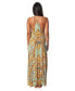 Women's Scoop neck T-back Maxi Dress