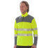 IQ-UV UV Hivi Zip Up Shirt 2C Longsleeve Kl.2 Man