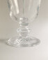 Dragonfly transfer wine glass