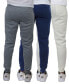 Men's Pro Star Slim Fit Fleece Lined Jogger Sweatpants, Pack of 3