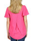 Women's Layered V-Neck Flutter-Sleeve Top