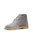 Clarks Desert Boot 26169941 Mens Gray Suede Lace Up Chukkas Boots