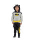 Boys Justice League Superman Batman Fleece Pullover Hoodie and Pants Outfit Set to