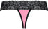 Tanga-Höschen Kalypso black/pink - Passion XXL/XXXL