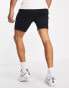 ASOS DESIGN 2 pack jersey skinny shorts in grey marl/black - MULTI