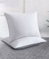 2 Pack Premium 100% Cotton Down-Around Design Down Feather Bed Pillow Set, Queen