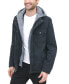 Men’s Sherpa Lined Two Pocket Hooded Trucker Jacket