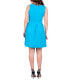 Women's Sleeveless Knee Pleated Pocket Dress