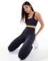 ASOS 4505 Icon seamless rib gym legging in navy