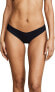 Commando 261394 Women Classic Solid Thong Black Underwear Size M/L