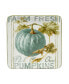 Autumn Harvest Canape Square Plate, Set of 4