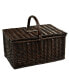 Surrey Willow Picnic Basket for 2 with Blanket and Coffee Set