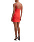 Women's Whisper Corset-Neckline Sleeveless Mini Dress