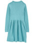 Kid Long-Sleeve Sweater Knit Dress 7