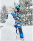 Toddler Boys Two Piece Snowsuit Printed Bears And Royal Blue - Toddler|Child