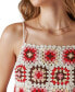 Women's Crochet-Bodice Romper