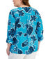 Plus Size Felicia Floral Utility Top, Created for Macy's