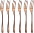 Sambonet Sambonet Taste cake fork set 6 pcs copper