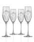 Dragonfly Champagne Flute 8Oz - Set Of 4 Glasses