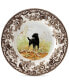 Woodland Black Lab Dinner Plate