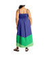 Plus Size Colour Love Maxi Dress