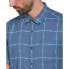 ORIGINAL PENGUIN Tencel Aop Grid Logo short sleeve shirt