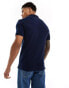 Lacoste slim fit pique polo in navy