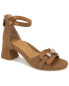 Gentle Souls By Kenneth Cole Bit Raffia & Leather Sandal Women's 10