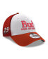 Men's White, Scarlet Hendrick Motorsports Budweiser 9FORTY Adjustable Trucker Hat