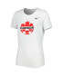 Women's White Canada Soccer Legend Performance T-shirt