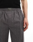 Calvin Klein pure cotton sleep trousers in grey stripe