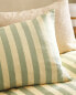 Stripe print pillowcase