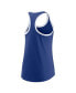 Women's Royal Los Angeles Dodgers X-Ray Racerback Performance Tank Top