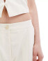 Reclaimed Vintage capri trousers with bows in white co-ord