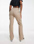 ASOS DESIGN slim cargo with pockets in sand